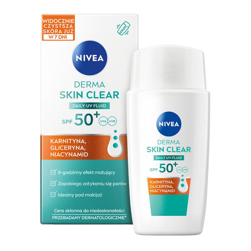 Derma Skin Clear Daily UV Fluid z Filtrem SPF50+