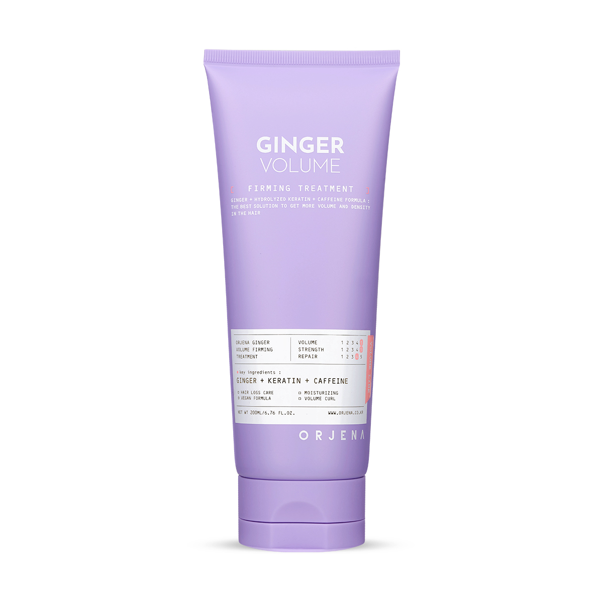 Ginger Volume Intensywnie Regenerująca Odżywka do Włosów z Ekstraktem z Imbiru