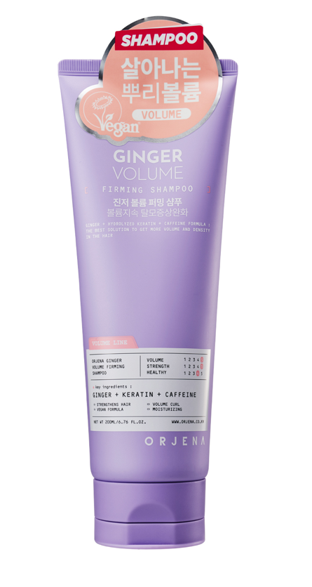 Ginger Volume Wzmacniający Szampon do Włosów z Imbirem