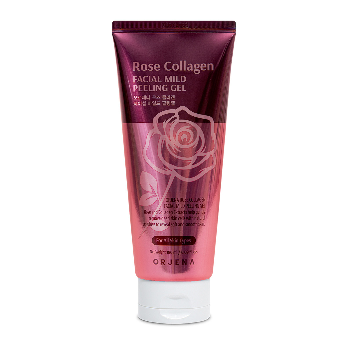 Rose Collagen Delikatny Żel Peelingujący do Twarzy