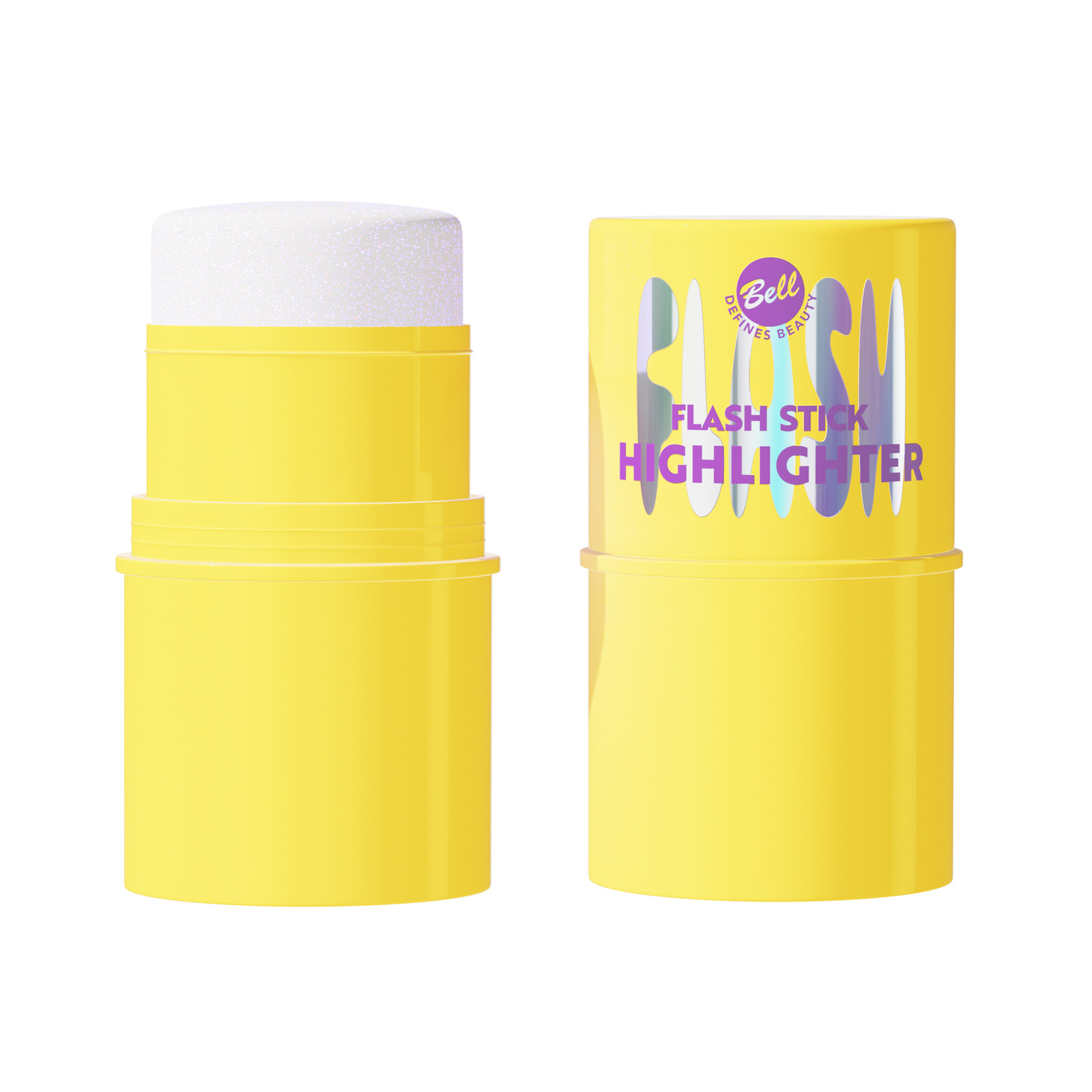 Mood Maker Flash Stick Highlighter Rozświetlający Sztyft do Twarzy z Efektem Drobinek 02 Lunar Glow