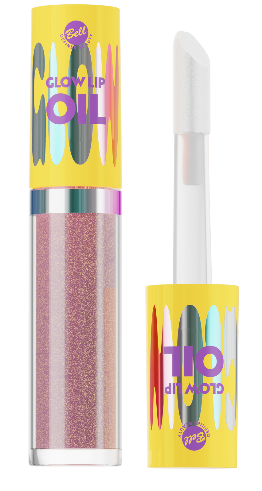 Mood Maker Glow Lip Oil Drobinkowy Olejek do Ust 02 Lavender Glow