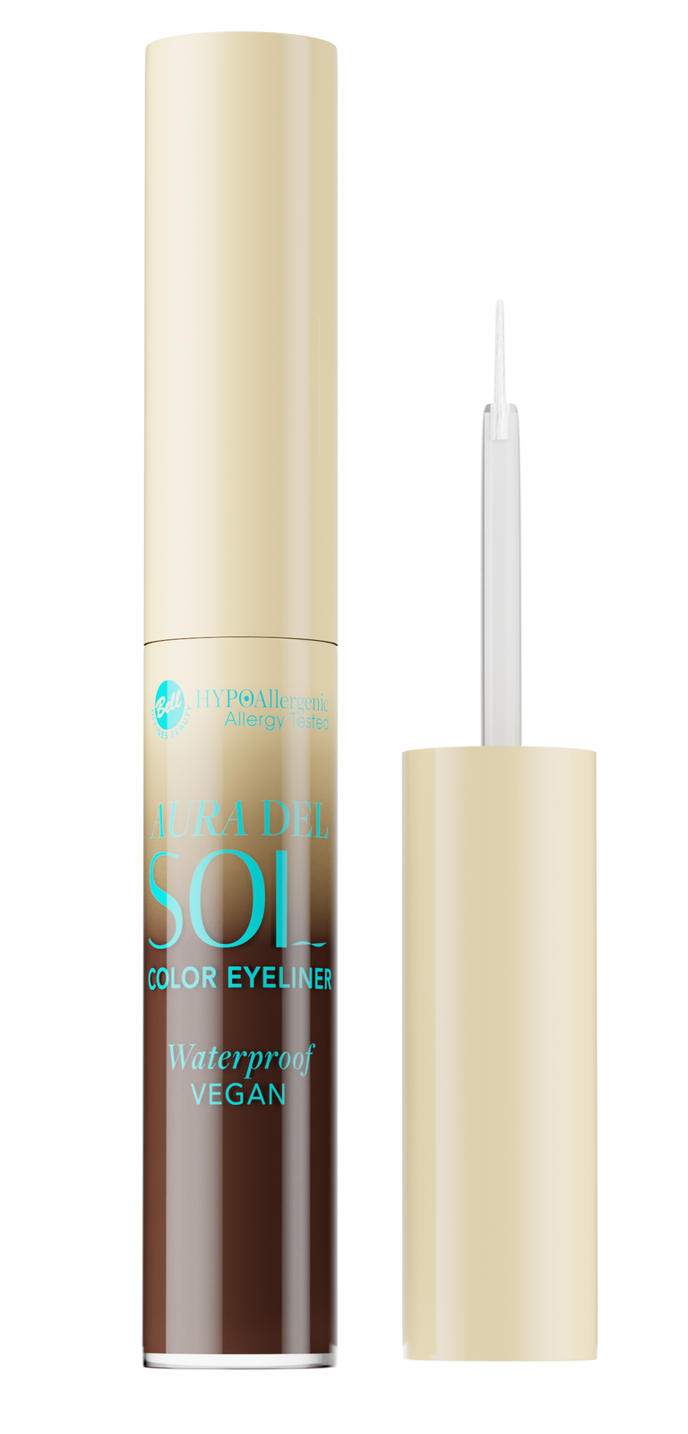 Aura Del Sol Wodoodporny Eyeliner 01 Dark Brown