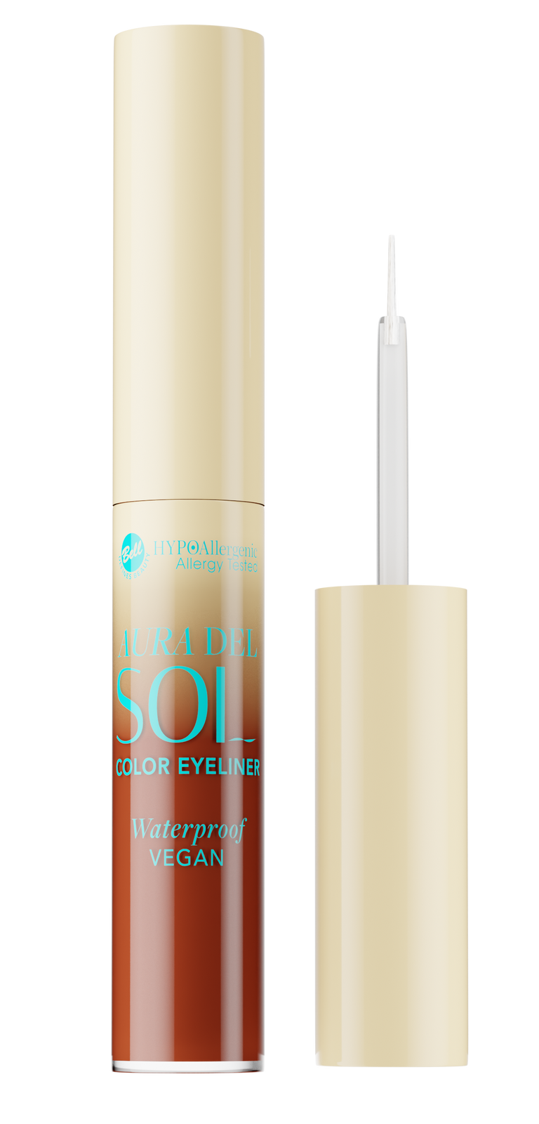 Aura Del Sol Wodoodporny Eyeliner 03 Brick Red