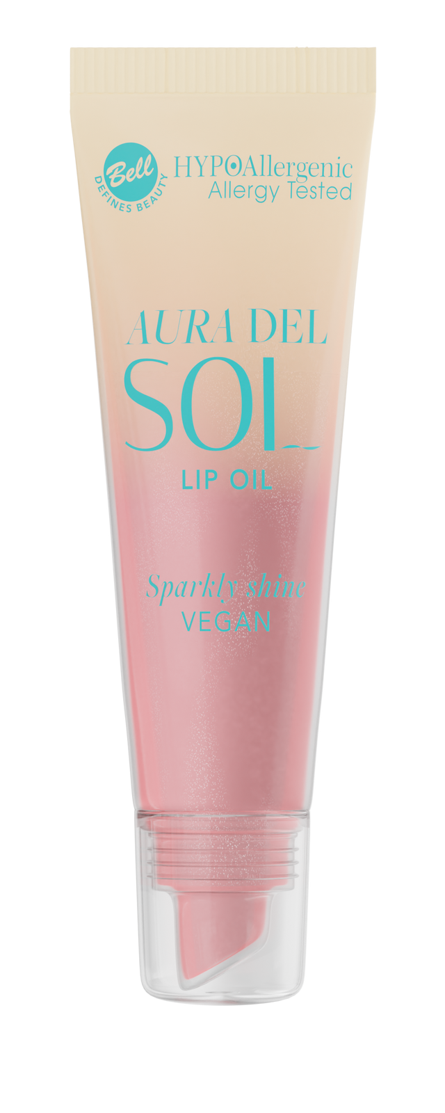 Aura Del Sol Hypoalergiczny Olejek do Ust z Drobinkami 01 Solar Aura