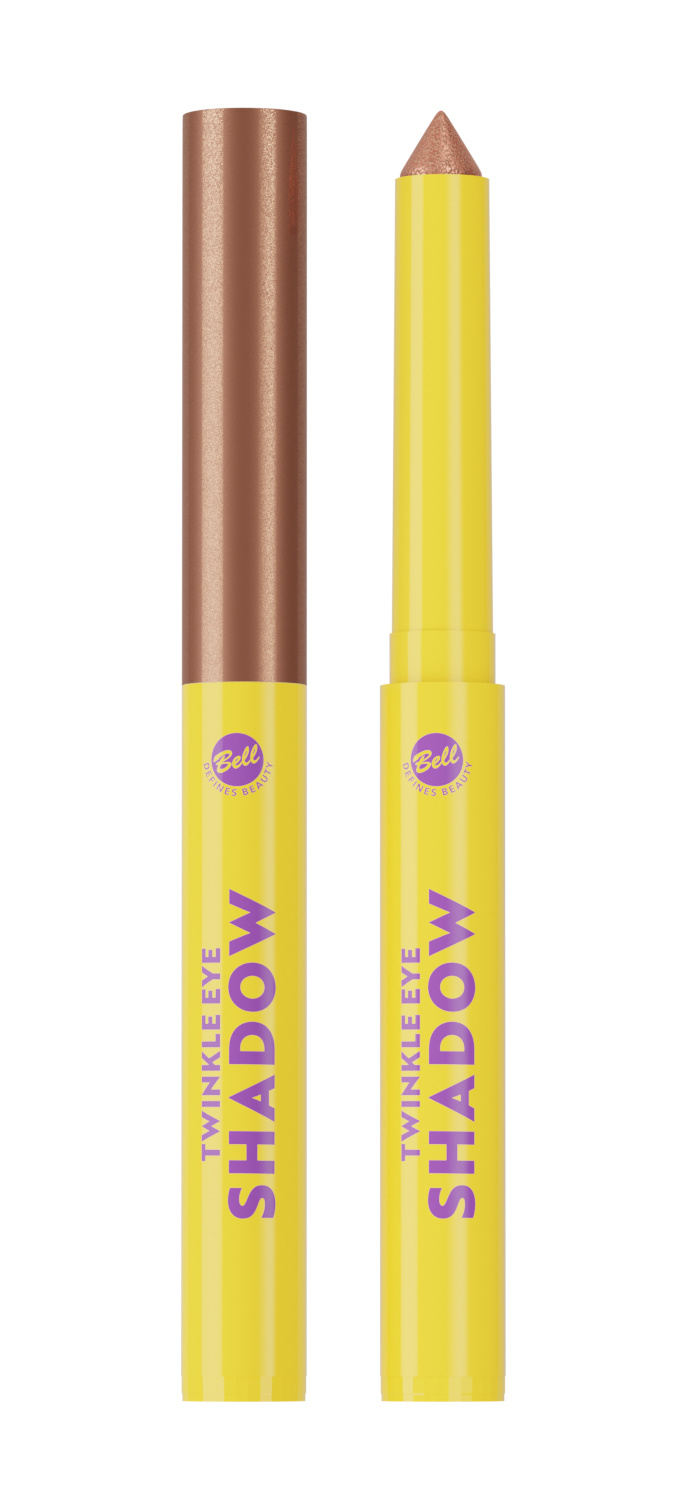 Mood Maker Twinke Eye Shadow Wodoodporny Błyszczący Cień do Powiek w Sztyfcie 03 Amber Dusk