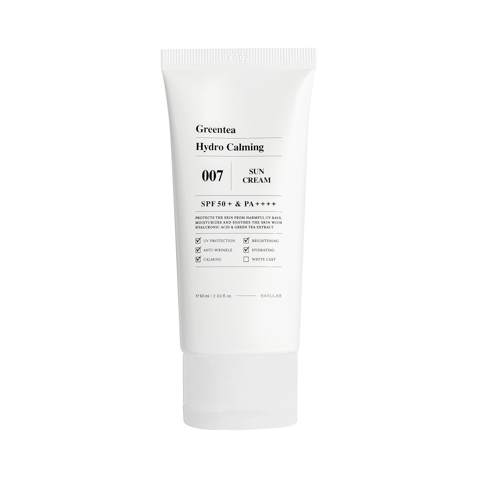 Greentea Hydro Calming 007 Nawilżający Krem z Filtrem SPF50+ PA++++