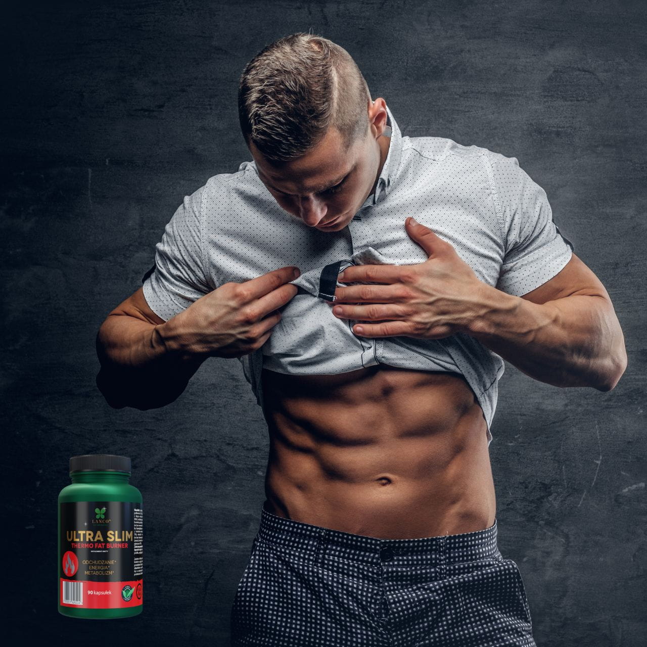 Жиросжигатель Lanco Nutritions Ultra Slim Thermo Fat Burner, с берберином, капсулы — фото 3
