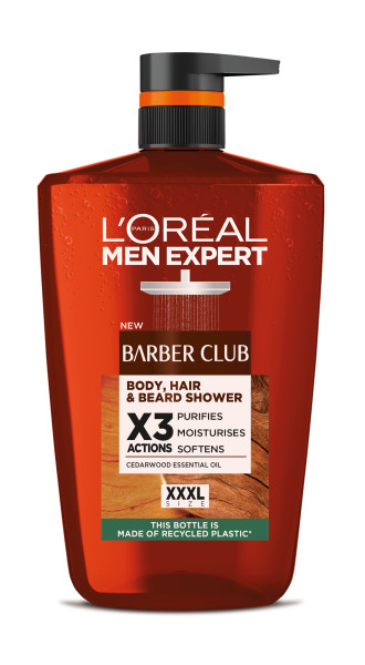 Men Expert Barber Club żel do mycia brody, twarzy i włosów