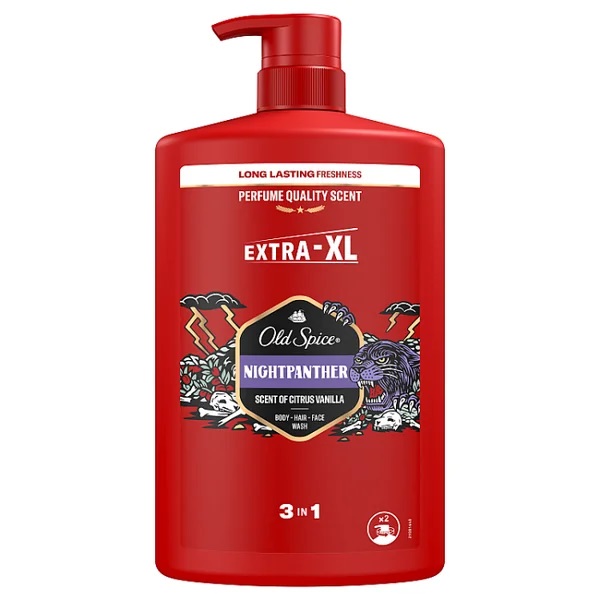 Żel pod Prysznic 3w1 Nightpanther
