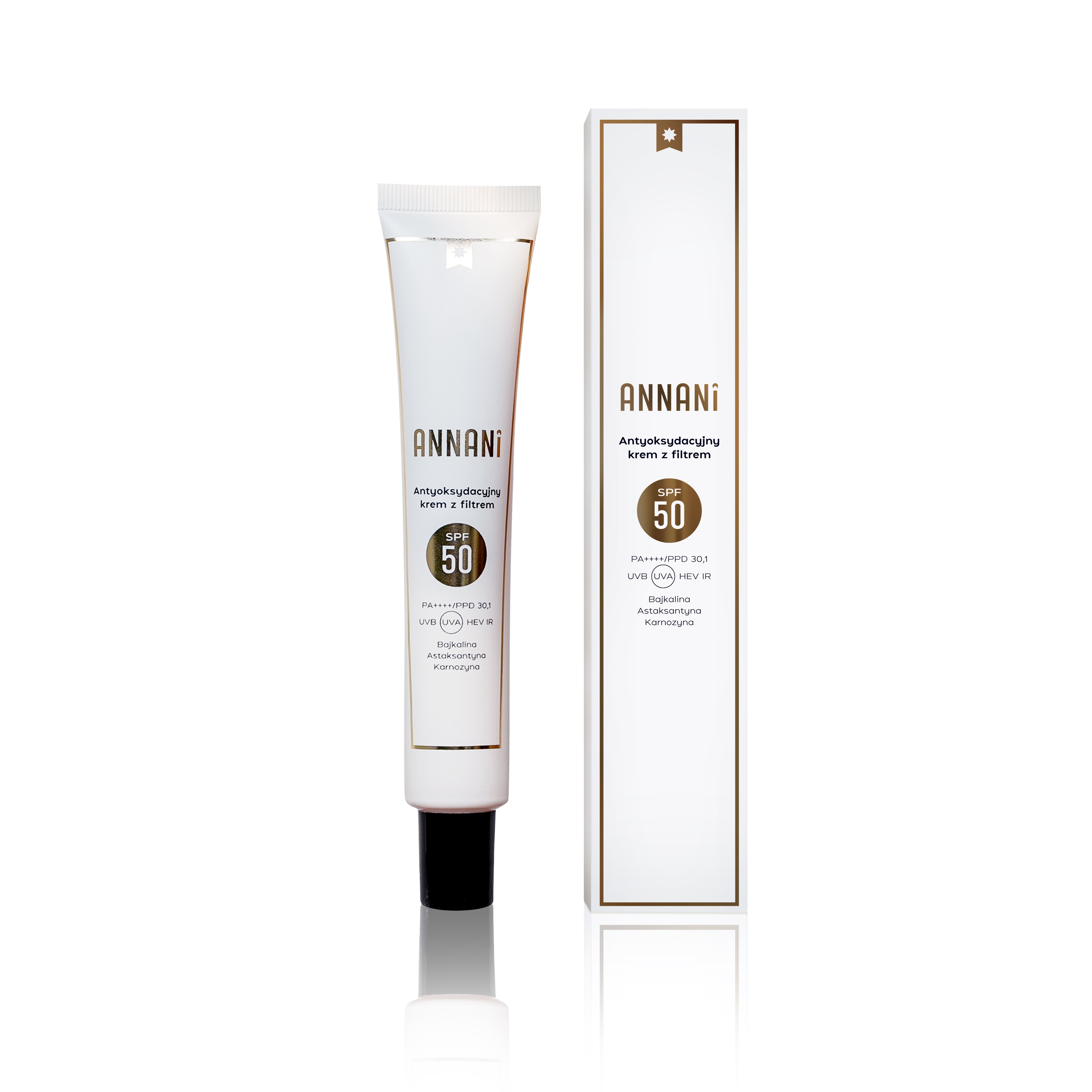 Antyoksydacyjny Krem z Filtrem SPF50