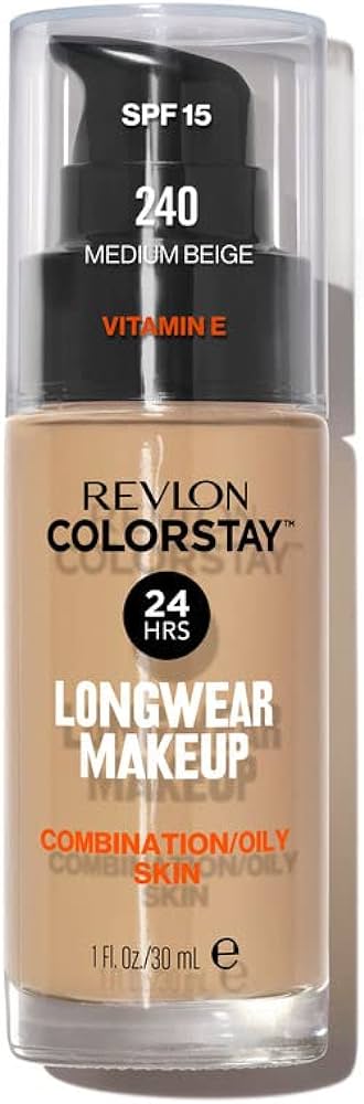 ColorStay Podkład Cera Tłusta i Mieszana 240 Medium Beige z pompką