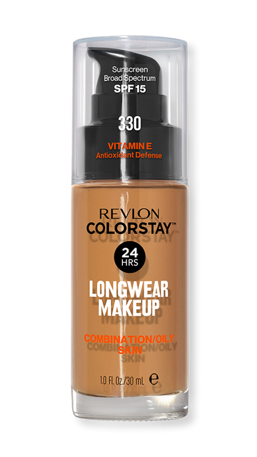 ColorStay Podkład Cera Tłusta i Mieszana 330 Natural Tan z pompką
