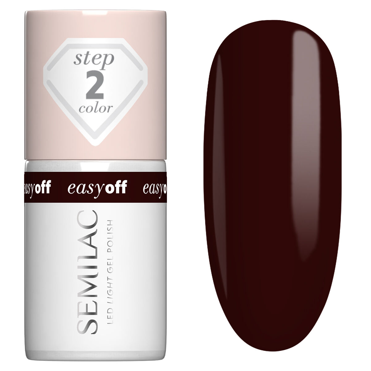 Easy Off LED Light Gel Polish Marrom Choco