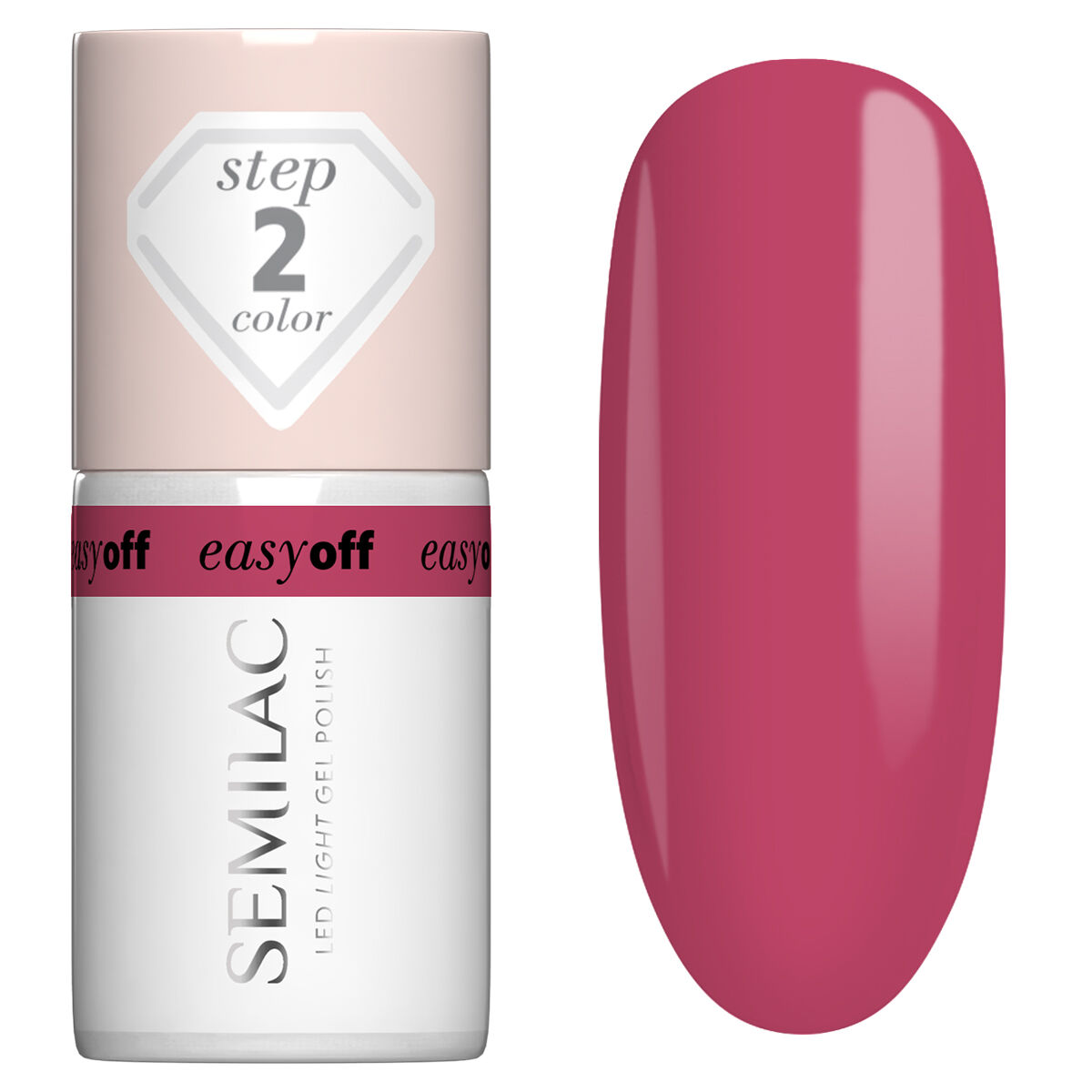 Easy Off LED Light Gel Polish Pink Coral