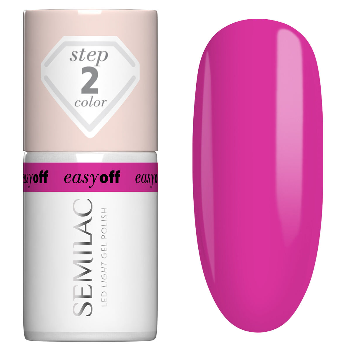 Easy Off LED Light Gel Polish Magenta Crush