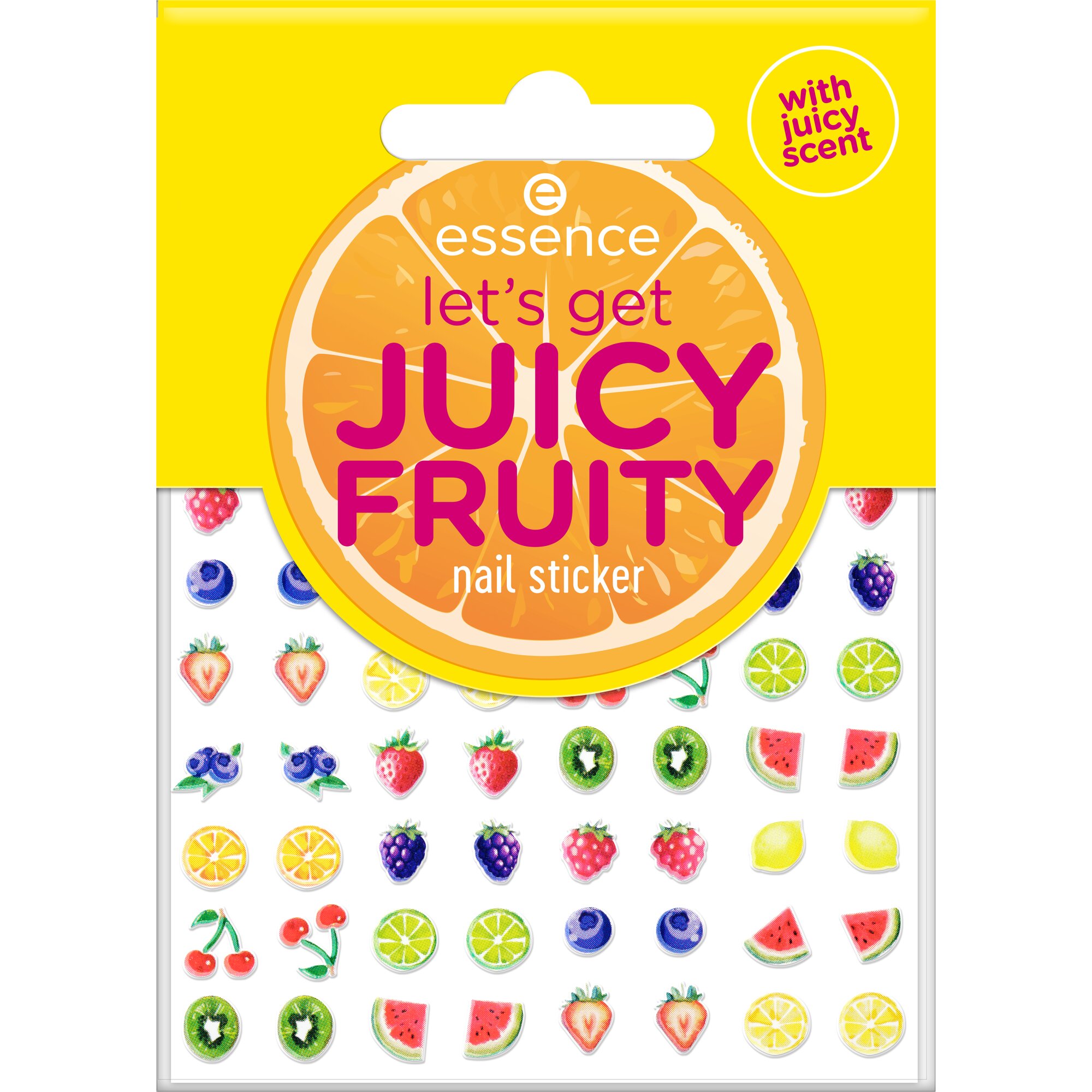Let's Get Juicy Fruity Naklejki na Paznokcie