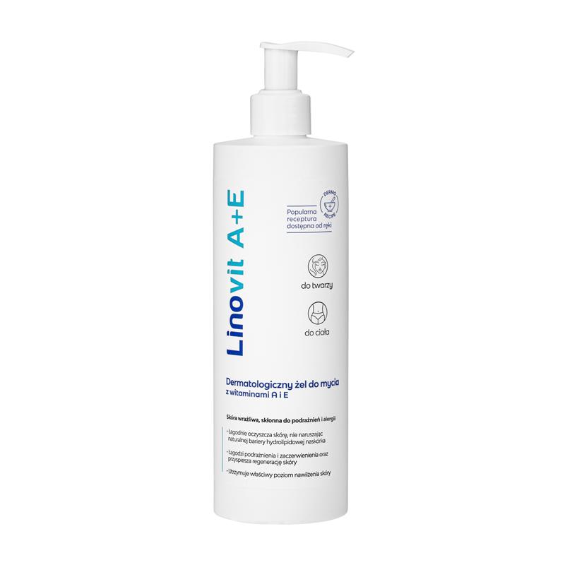 Linovit A+E dermatologiczny żel do mycia z witaminami A i E