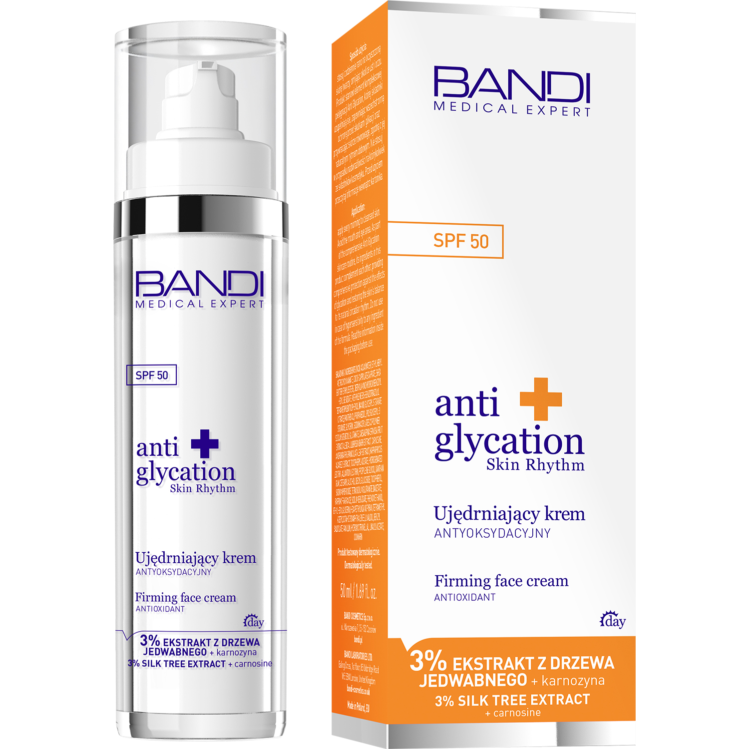 Anti Glycation + Ujędrniający Krem Antyoksydacyjny SPF50