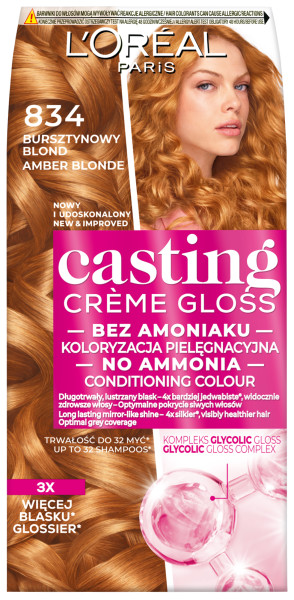 Casting Creme Gloss Farba 834 Bursztynowy Blond