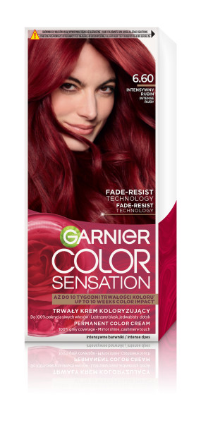 Color Sensation Trwały Krem Koloryzujący do Włosów 6.60 Intensywny Rubin