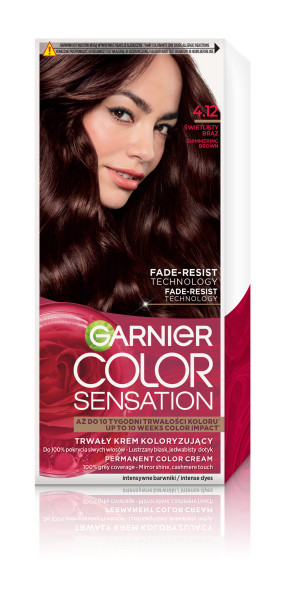 Color Sensation Trwały Krem Koloryzujący do Włosów 4.12 Świetlisty Brąz