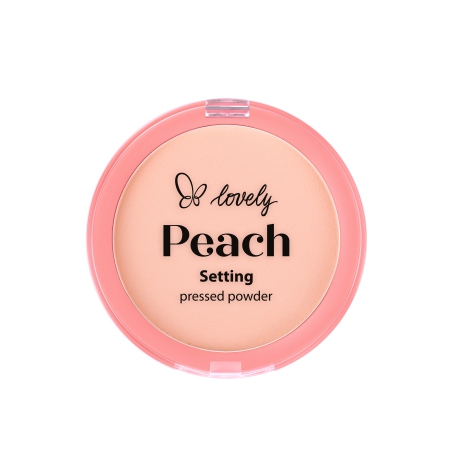 Peach Setting Pressed Powder półtransparentny prasowany puder Półtransparentny
