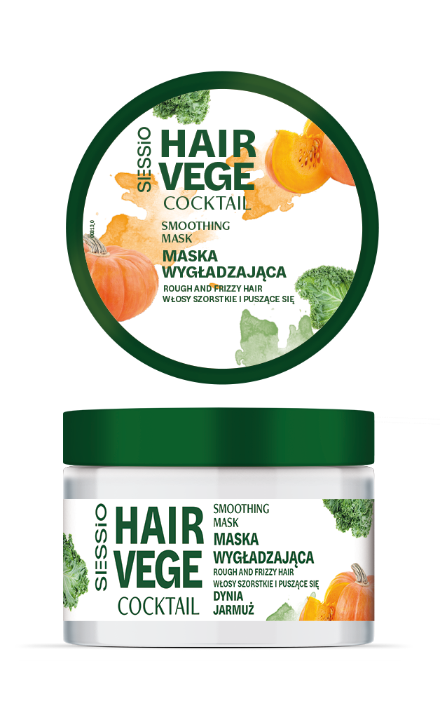 Hair Vege Cocktail Maska Wygładzająca Dynia Jarmuż