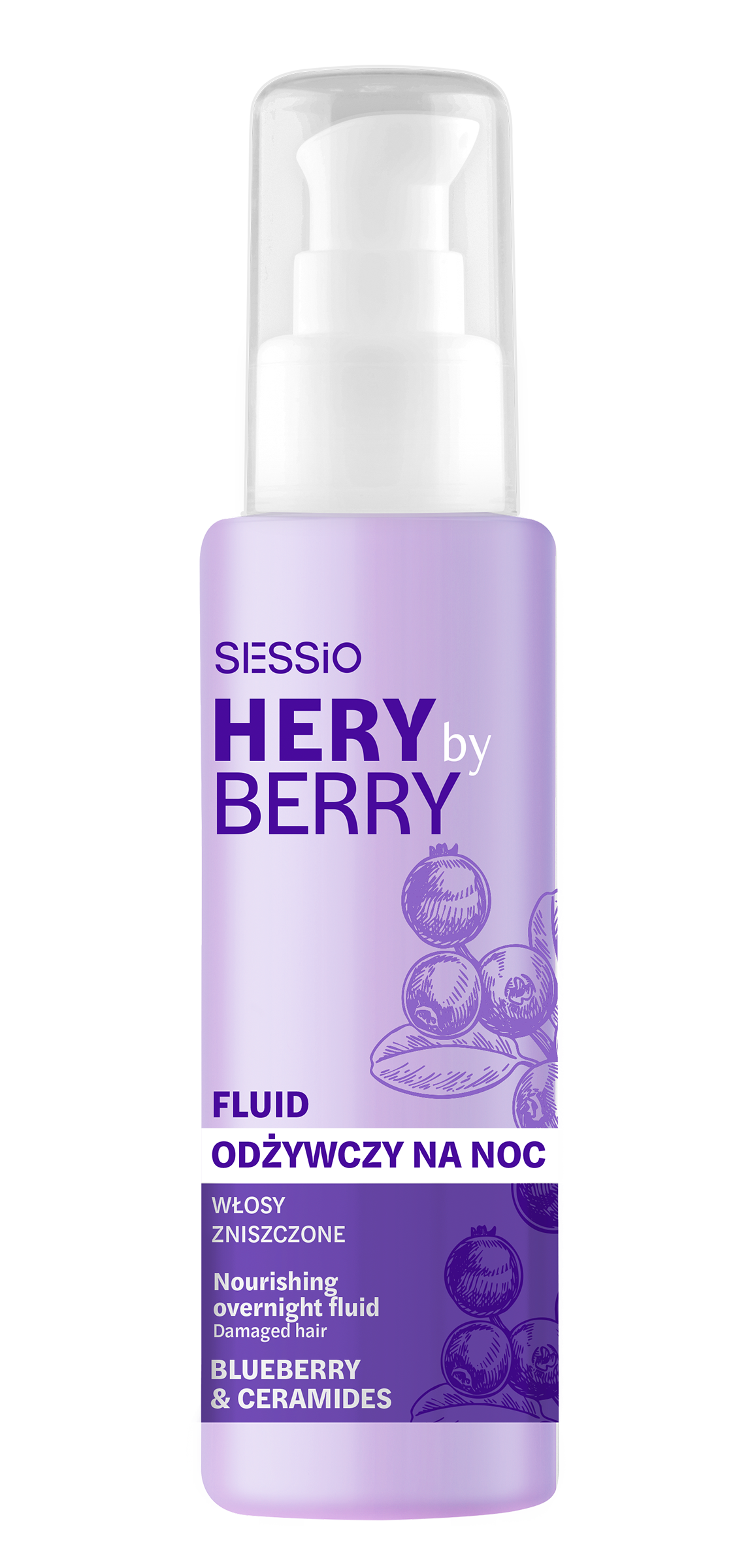 Hery by Berry Odżywczy Fluid do Włosów na Noc