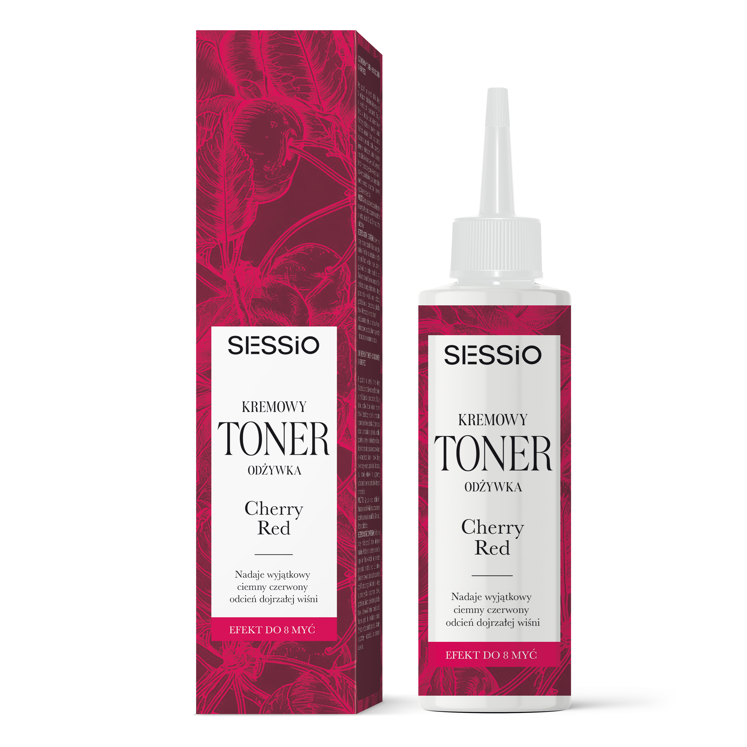 Kremowy Toner Odżywka do Włosów Cherry Red