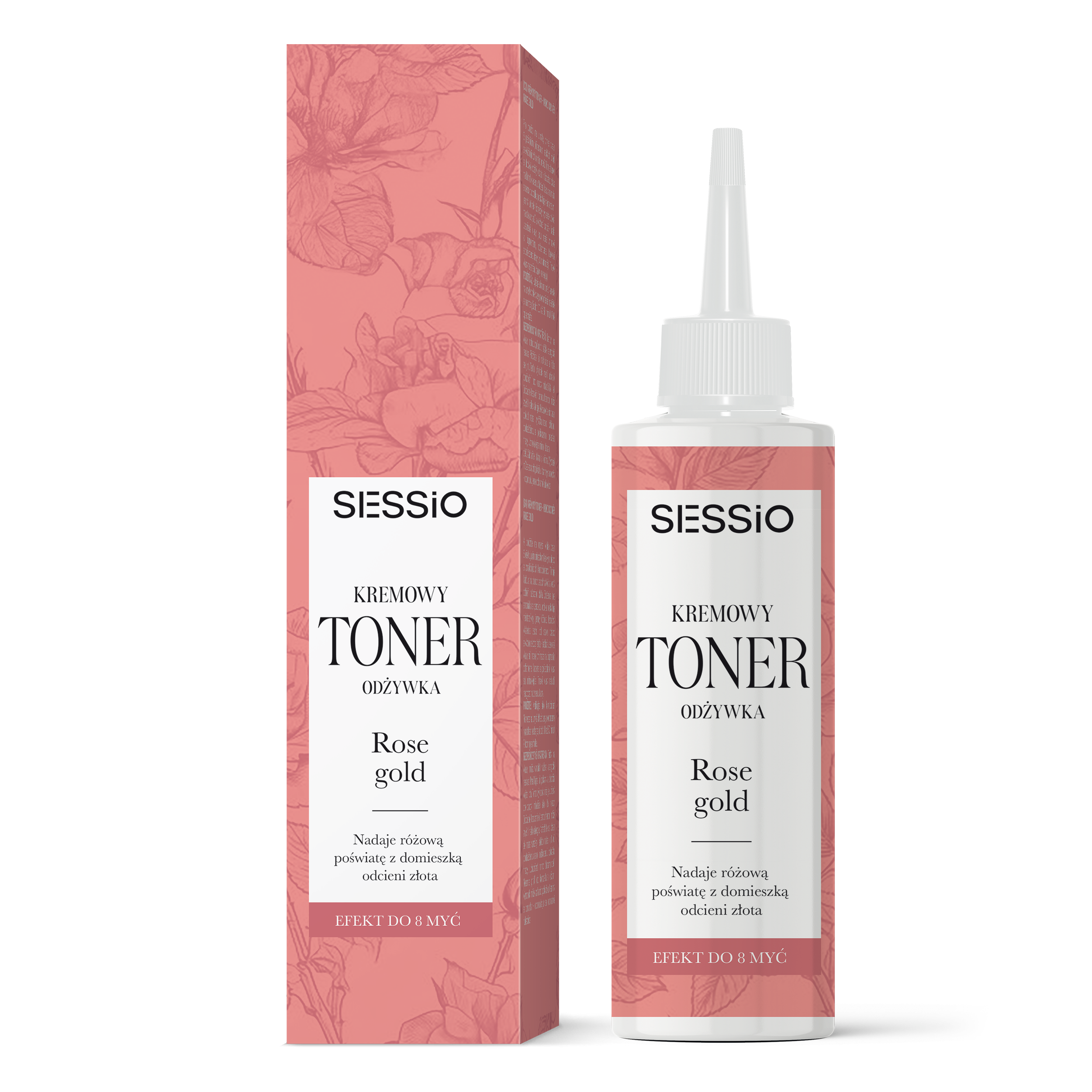 Kremowy Toner Odżywka do Włosów Rose Gold