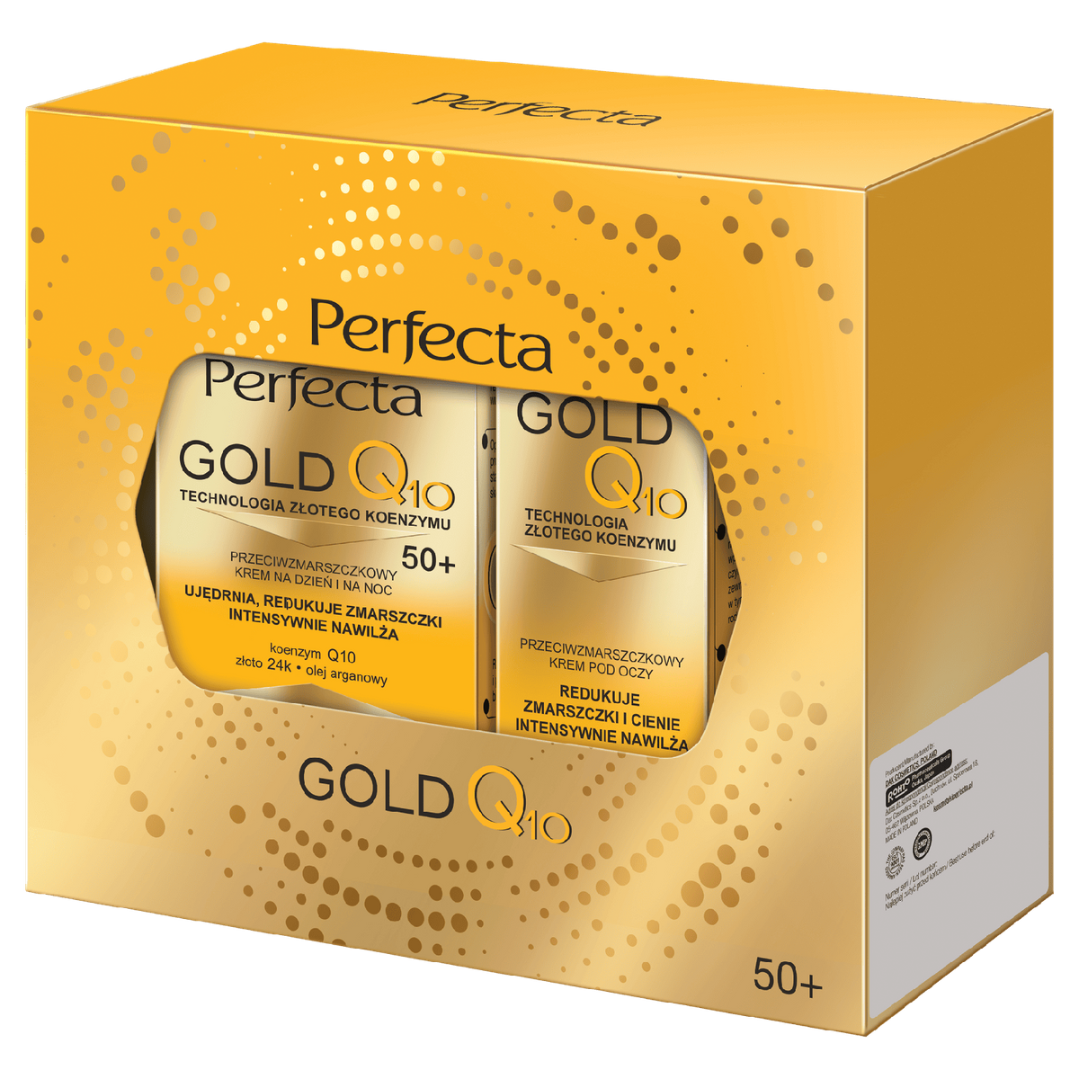 Gold Q10 Zestaw Kosmetyków do Pielęgnacji Twarzy 50+