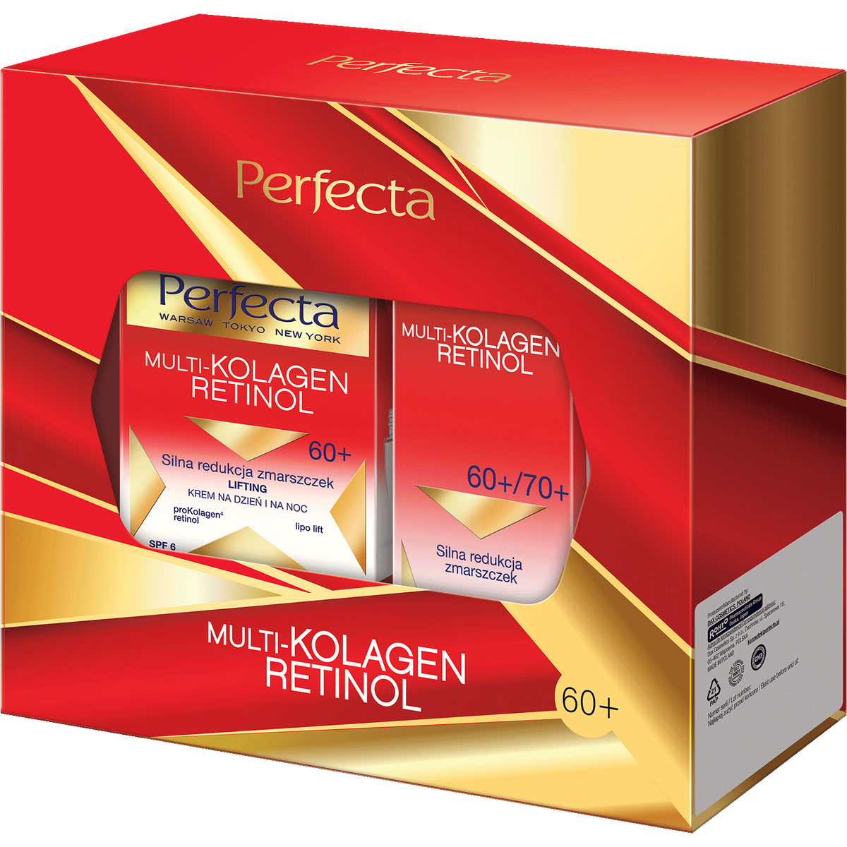 Multi-Kolagen Retinol Zestaw Kosmetyków do Pielęgnacji Twarzy 60+
