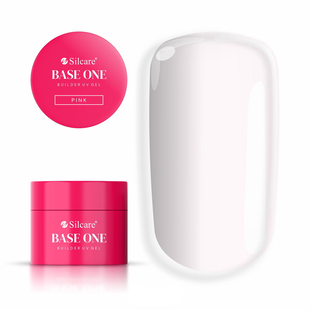 Base One Pink żel budujący do paznokci Pink