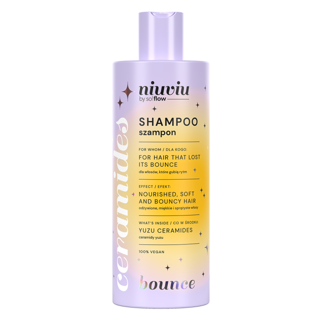 niuviu by So!flow Ceramides Bounce Szampon do Włosów Kręconych