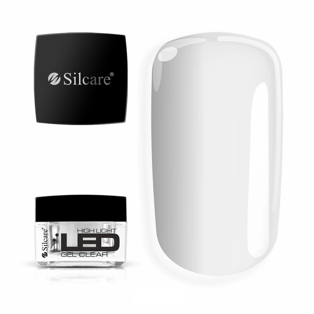 High Light LED Gel średniogęsty jednofazowy żel do paznokci Clear
