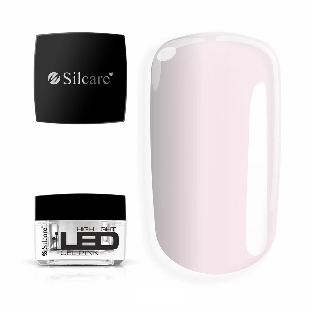 High Light Led Gel średniogęsty jednofazowy żel do paznokci Pink