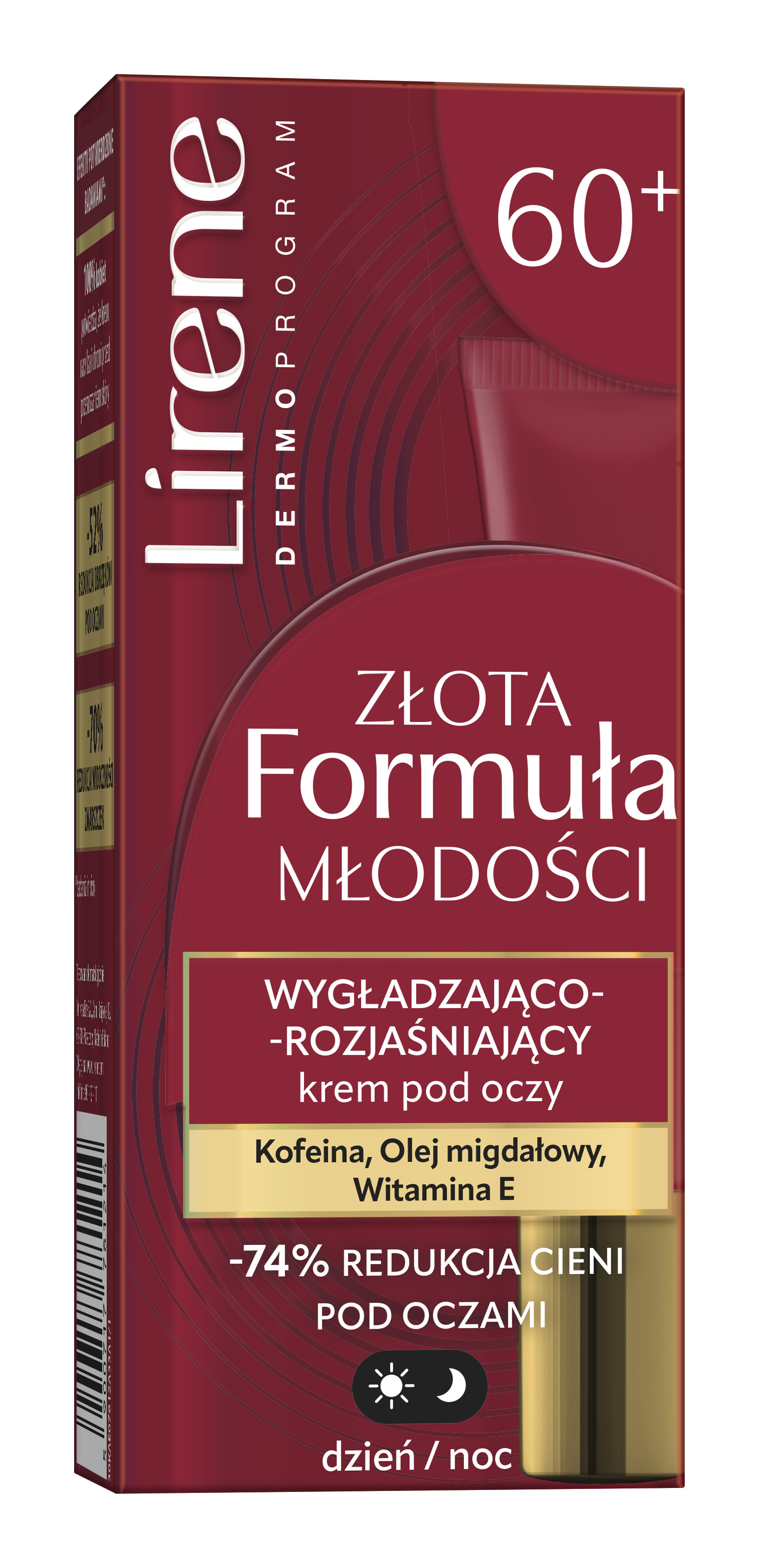 Złota Formuła Młodości Wygładzająco-Rozjaśniający Krem pod Oczy 60+