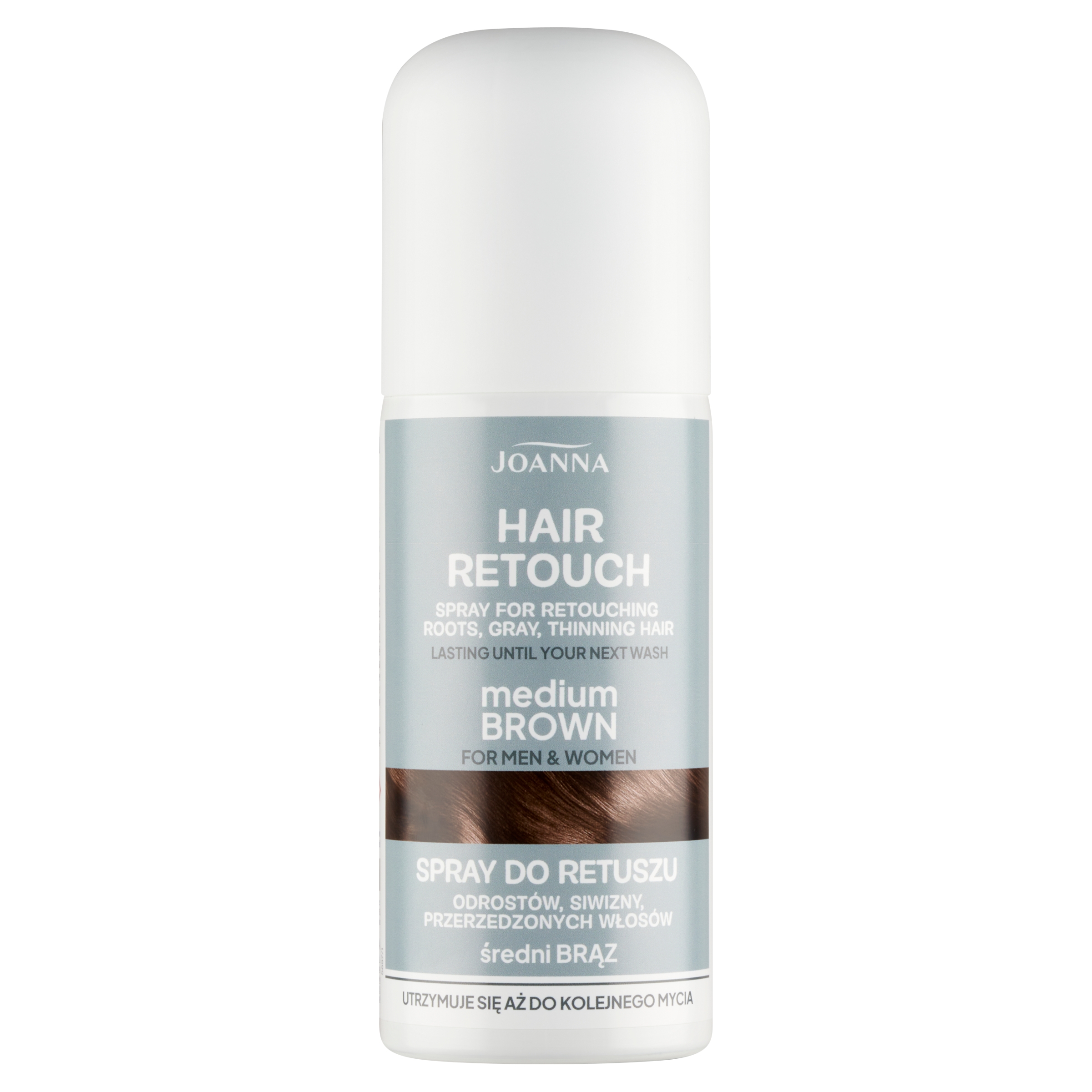 Hair Retouch Spray do Retuszu Odrostów Średni Brąz