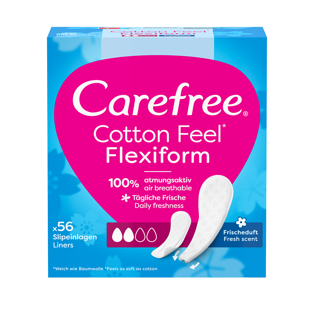 Cotton Feel Flexiform Wkładki Higieniczne Świeży Zapach