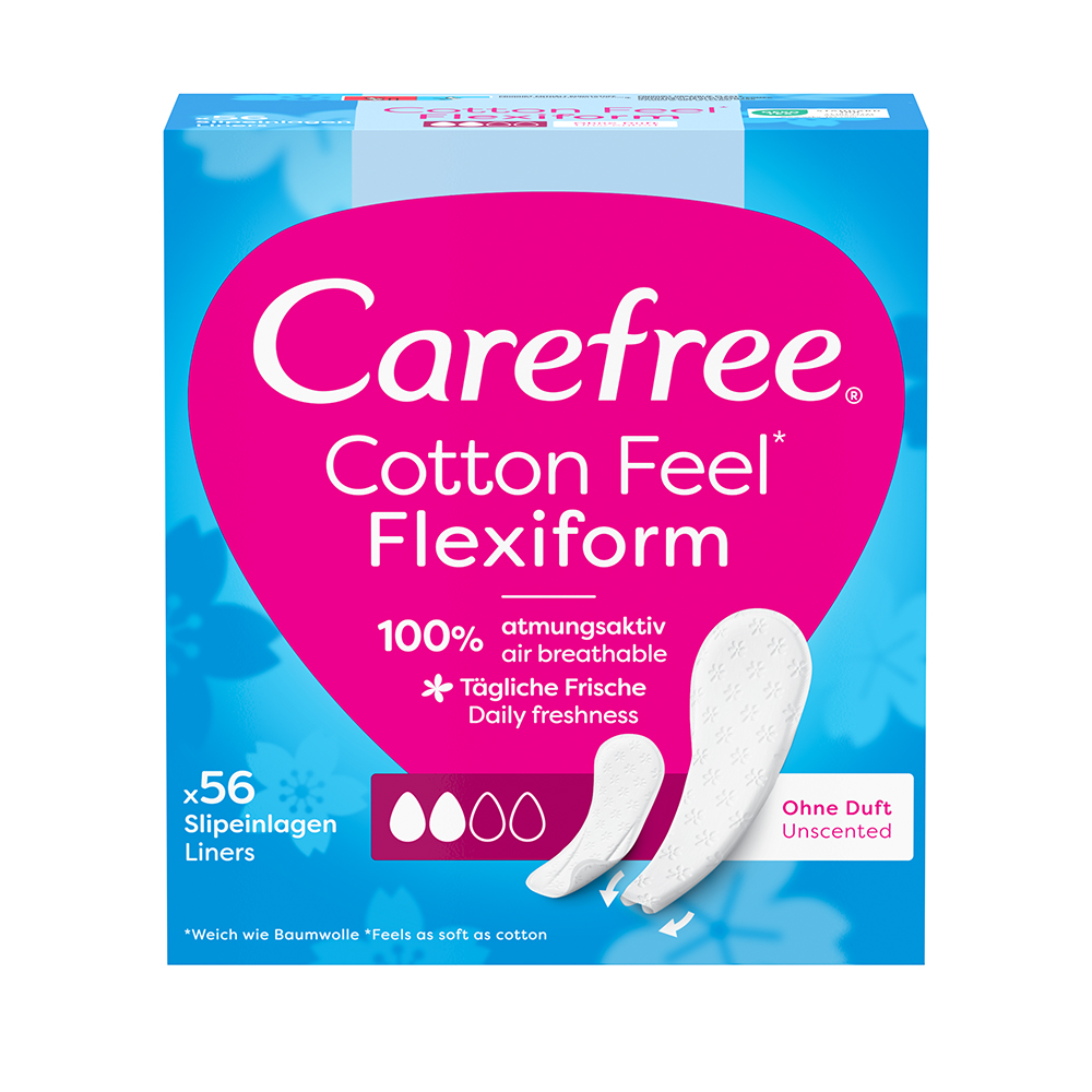 Cotton Feel Flexiform Wkładki Higieniczne Bezzapachowe