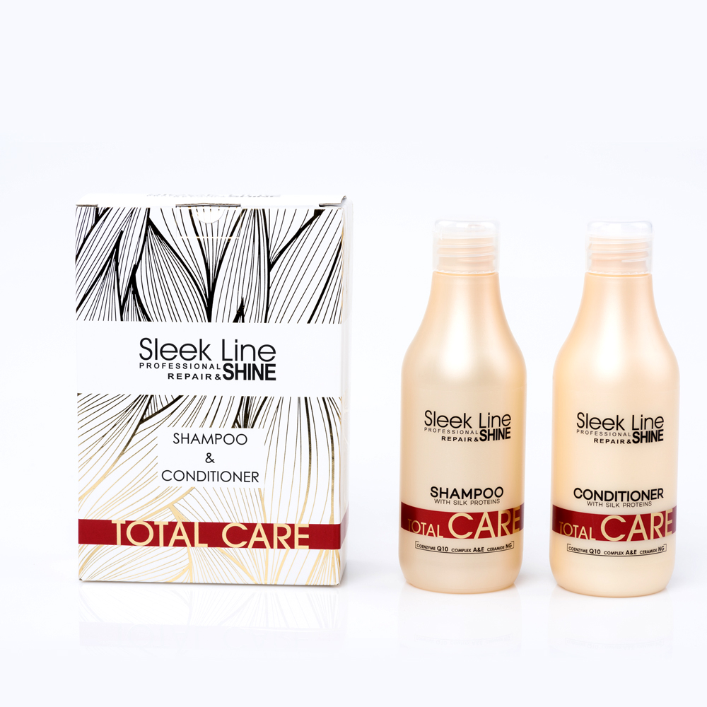 Sleek Line Total Care Zestaw Kosmetyków do Pielęgnacji Włosów