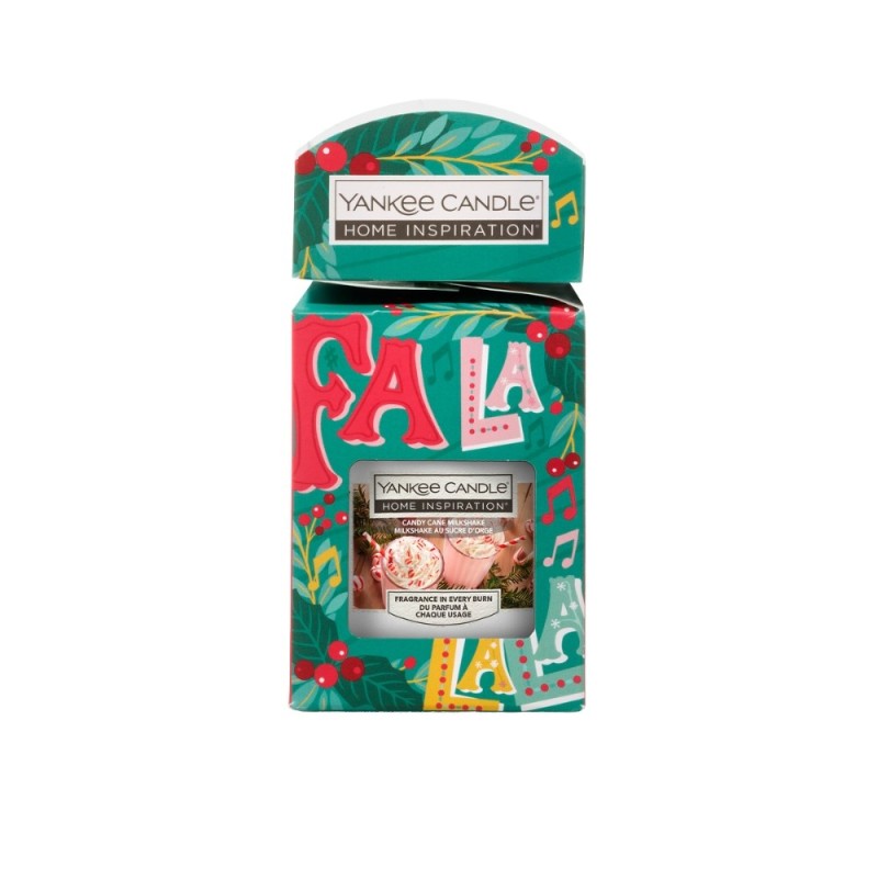 Fa La La La Zestaw 1 Mała Świeca Candy Cane Milkshake