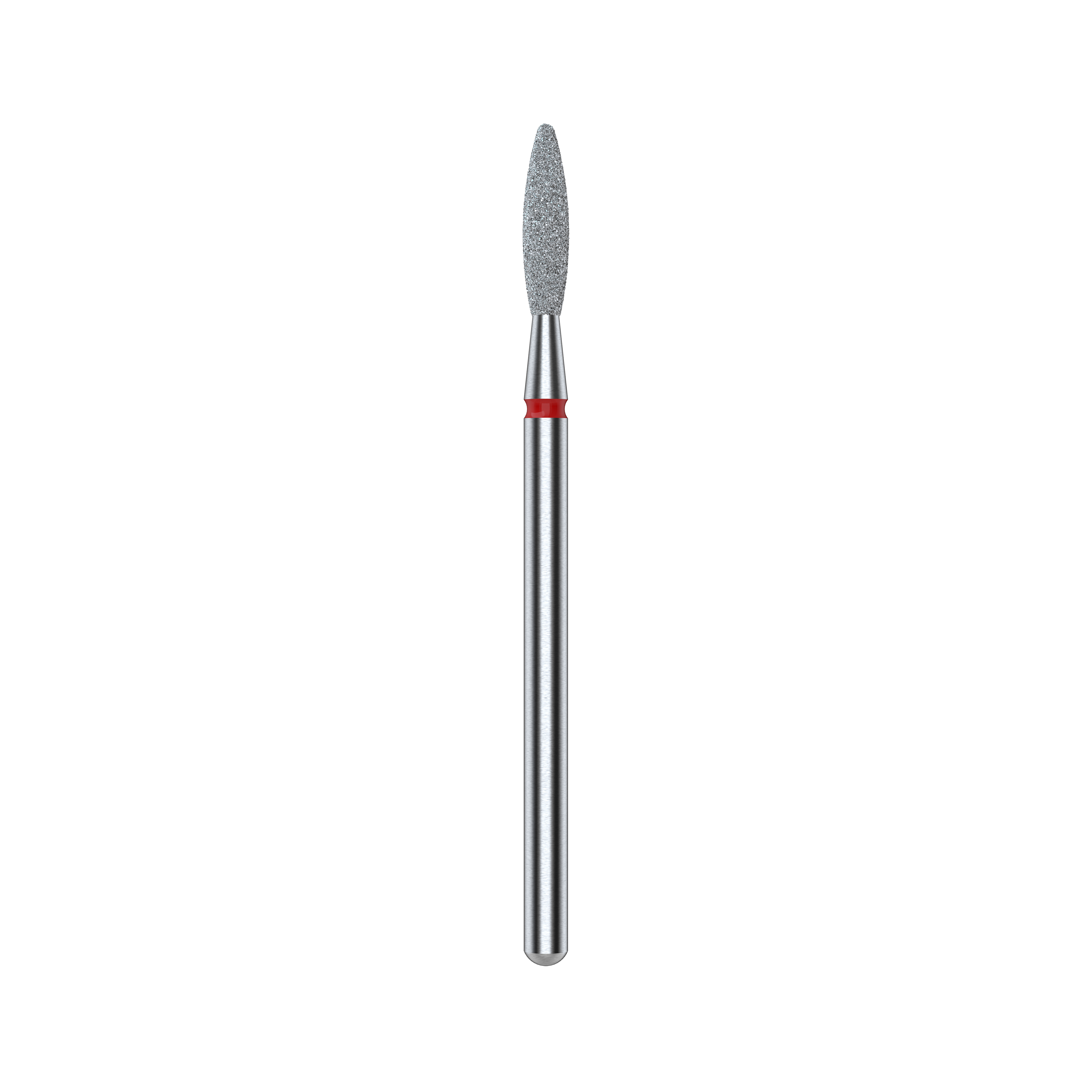 Frez Diamentowy Płomyk Ostry Czerwony EXPERT Średnica 2,1mm