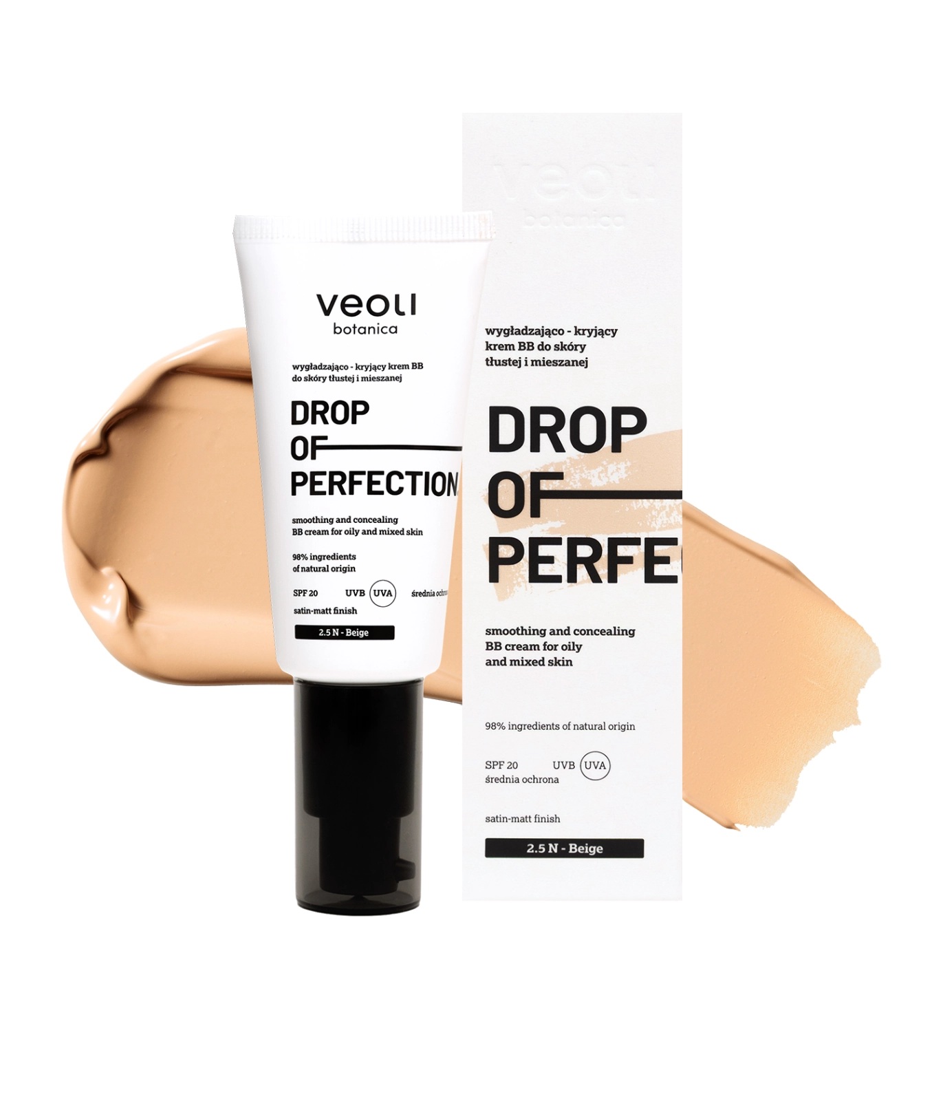 Drop of Perfection Wygładzająco-Kryjący Krem BB SPF20 2,5 N Beige