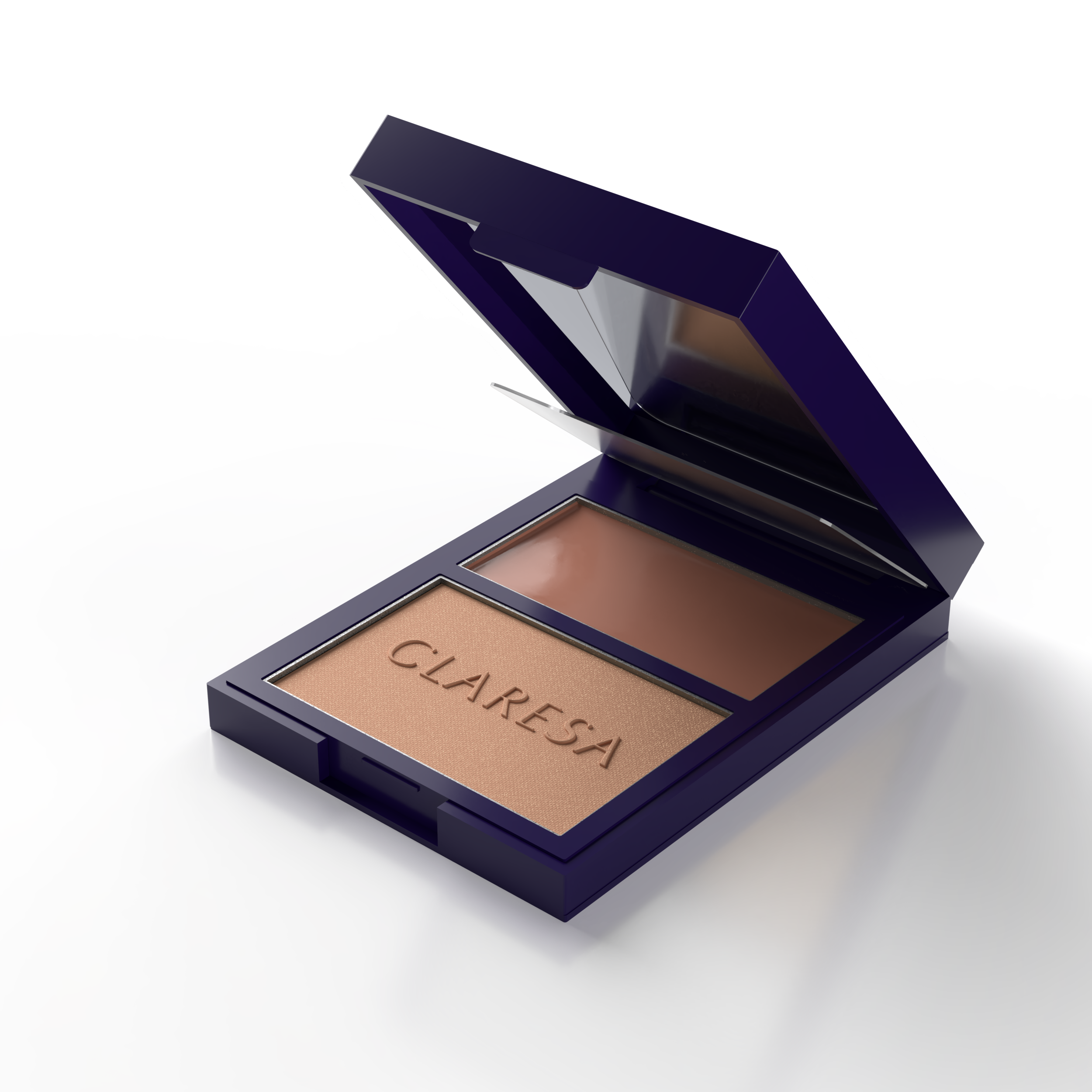 Duo Palette Kremowo-Pudrowa Paleta do Konturowania Bronzer 02 Sun Tropez