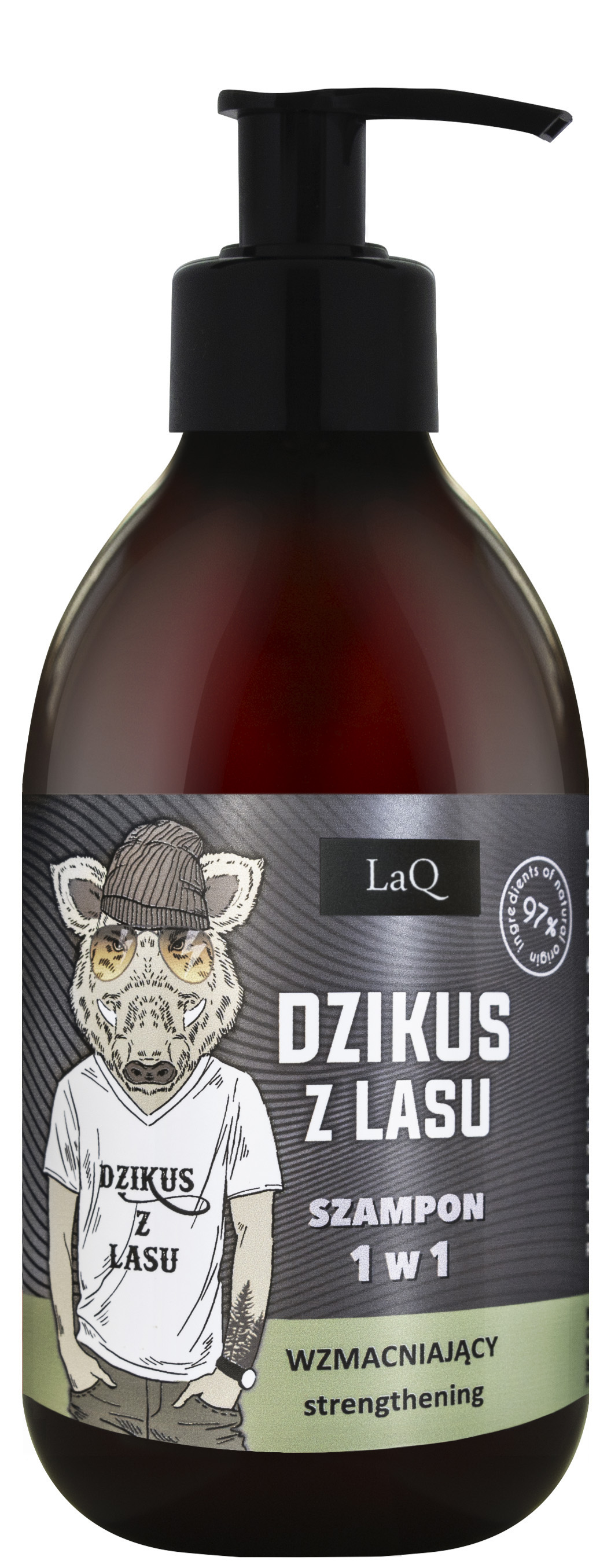 Wzmacniający Szampon do Włosów dla Mężczyzn Dzikus z Lasu