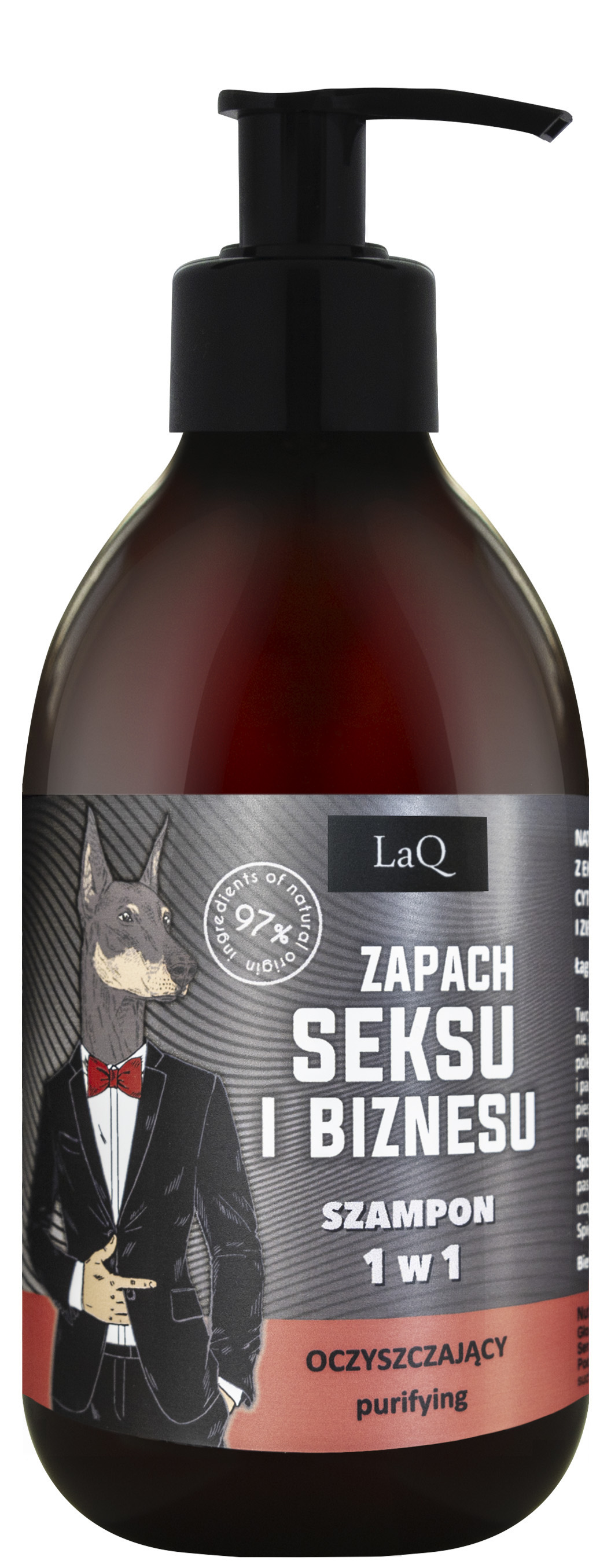 Oczyszczający Szampon do Włosów dla Mężczyzn Zapach Seksu i Biznesu