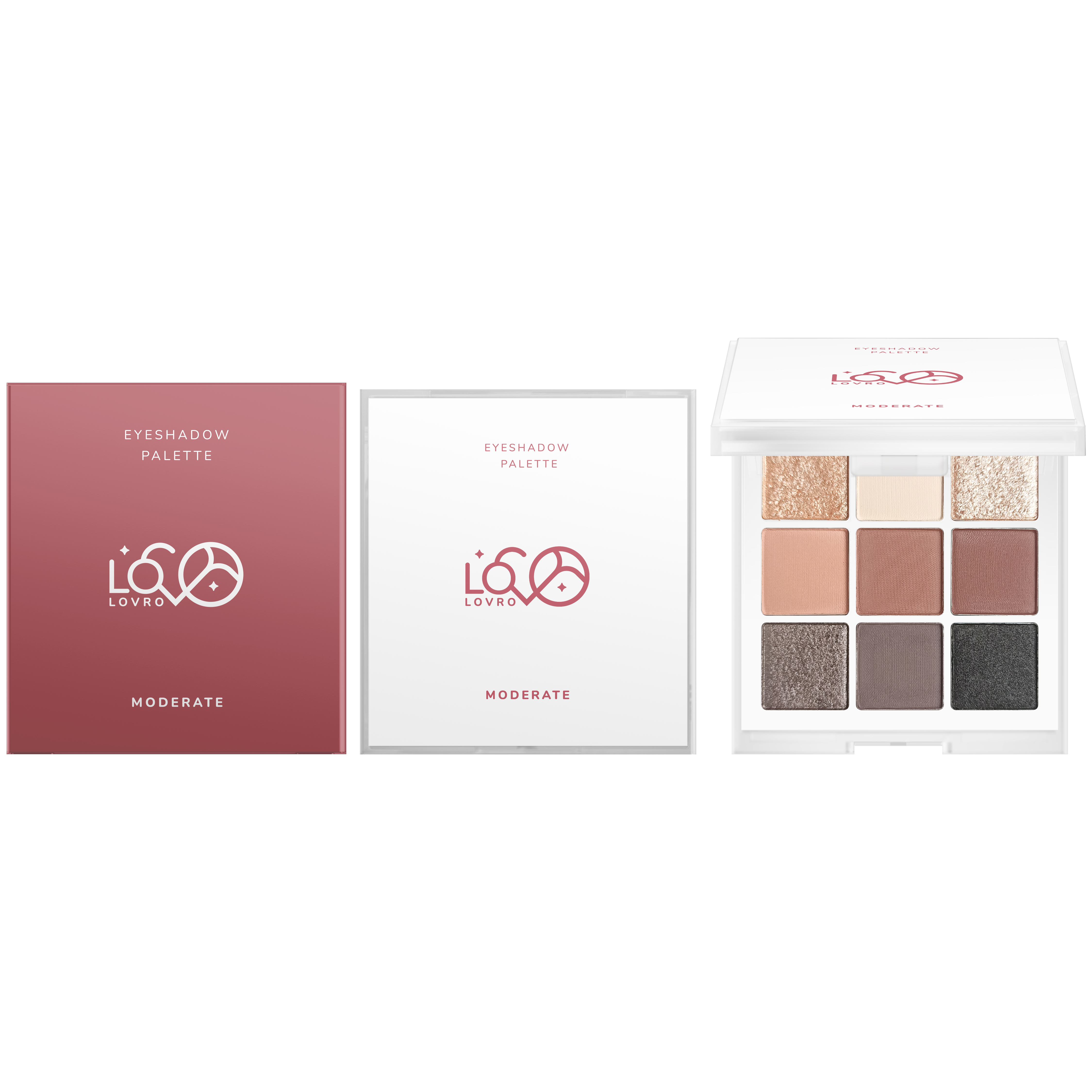 Moderate Eyeshadow Palette paleta cieni do powiek Moderate