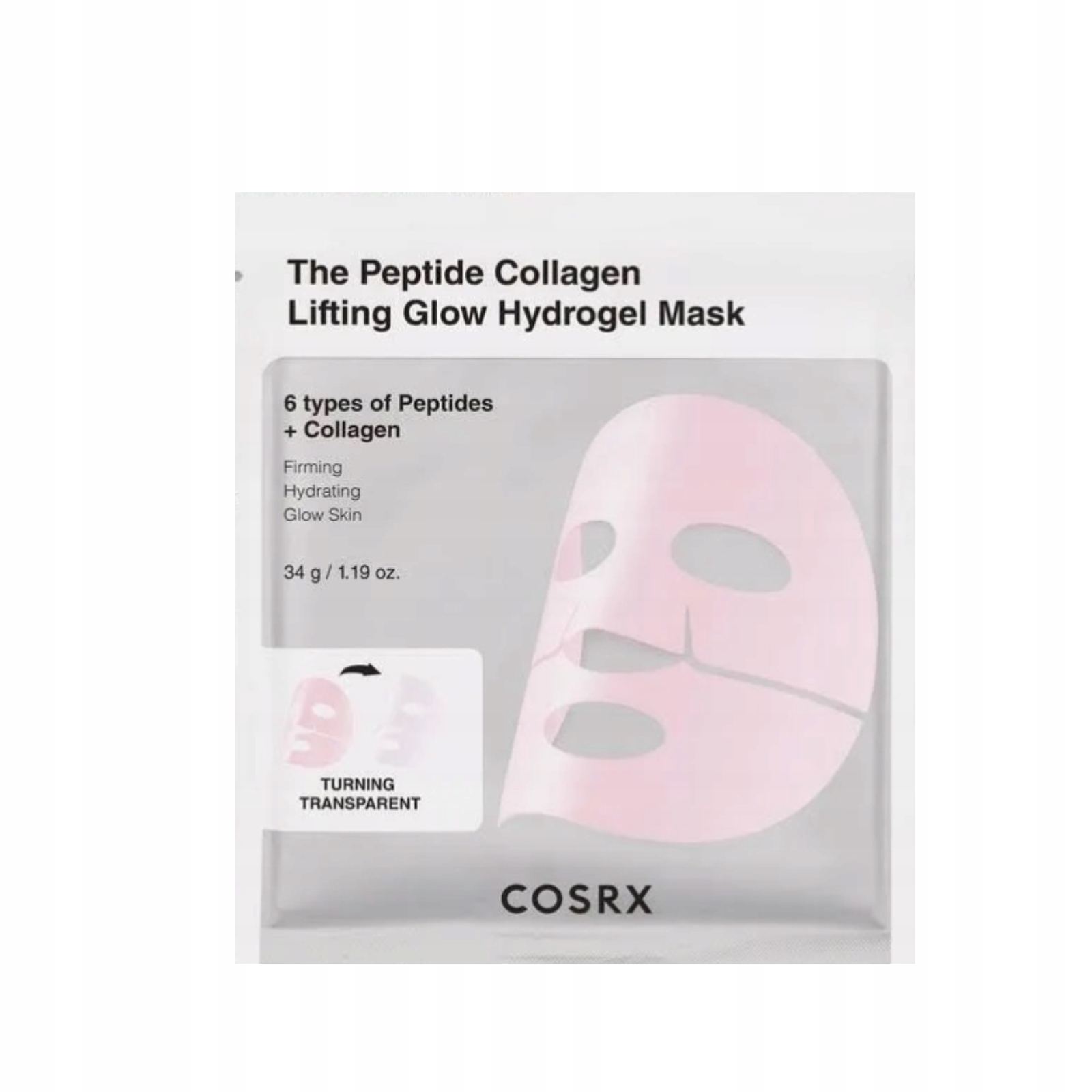 The Peptide Collagen Lifting Glow Hydrogel Mask Liftingująca Maska Hydrożelowa